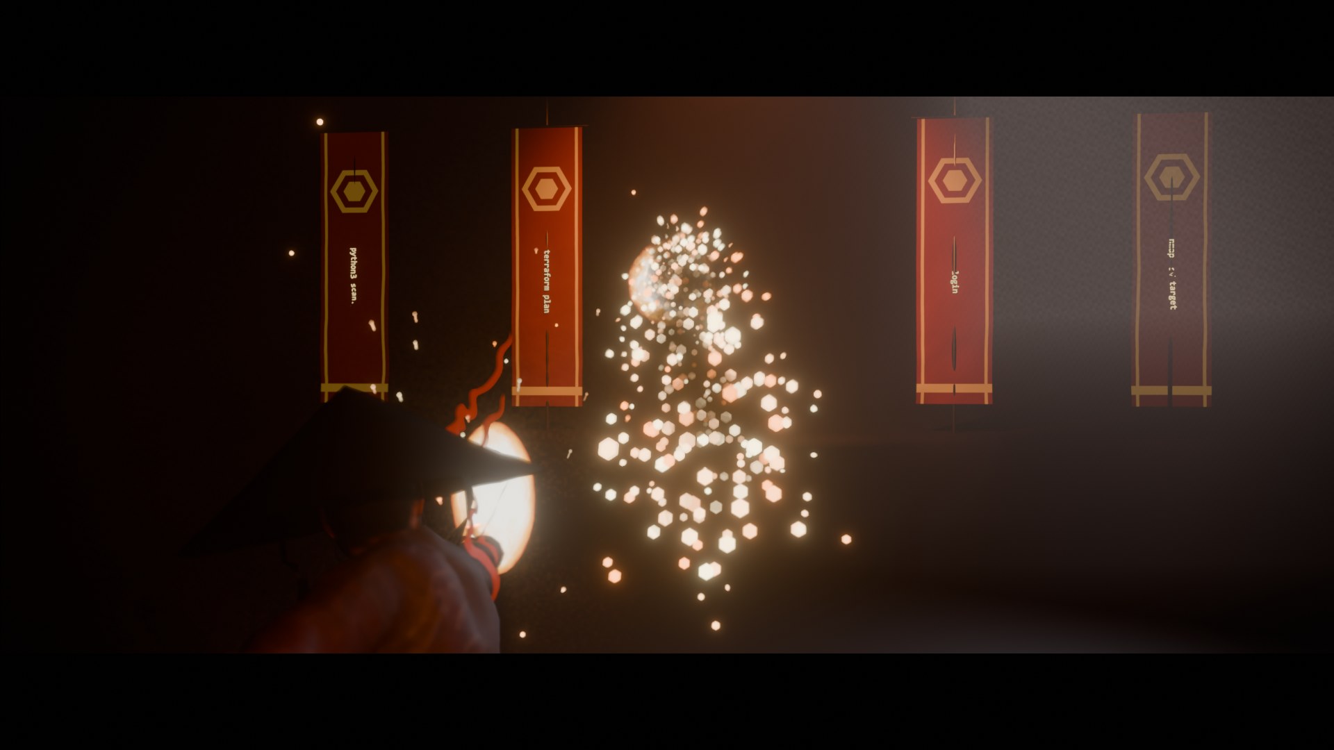 Throw scene from the reel